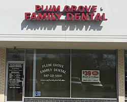 Outside view of Plum Grove Family Dental Care